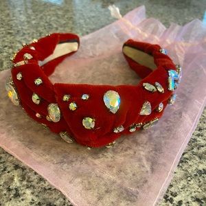Red Velvet Jeweled Headband ❤️✨